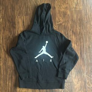 Nike Black Hoodie with White Logo